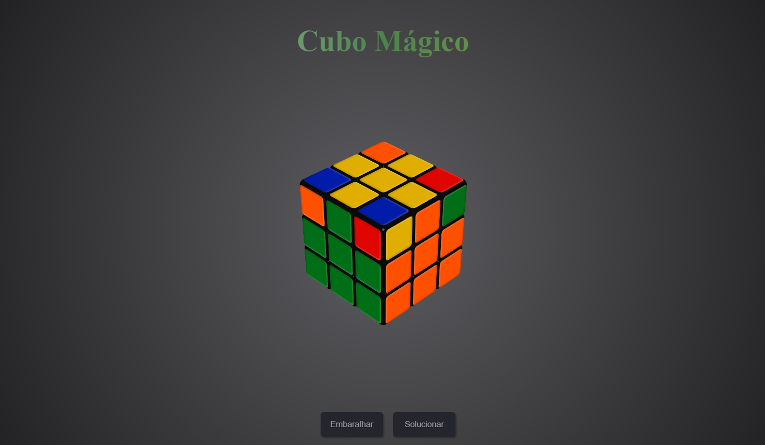 Pré-visualização do Projeto Cubo de Rubik