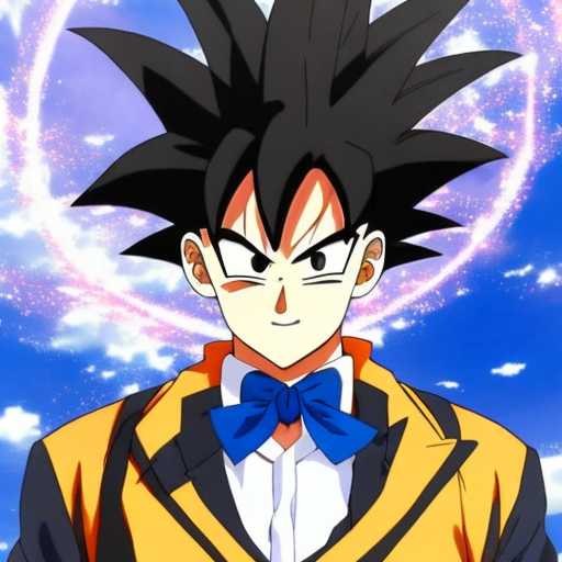 Goku in a suit