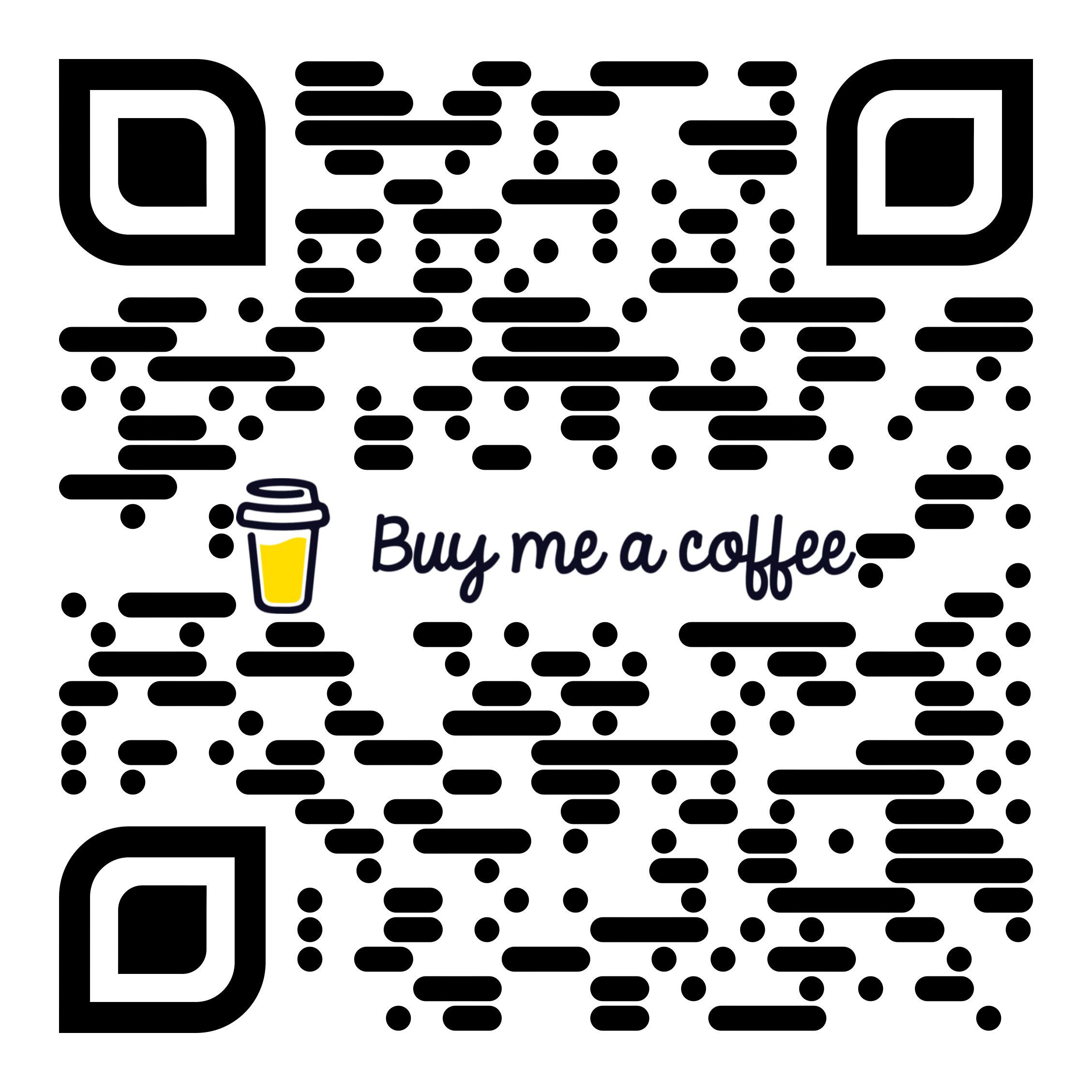 Qr-code: Buy Me a Coffee.