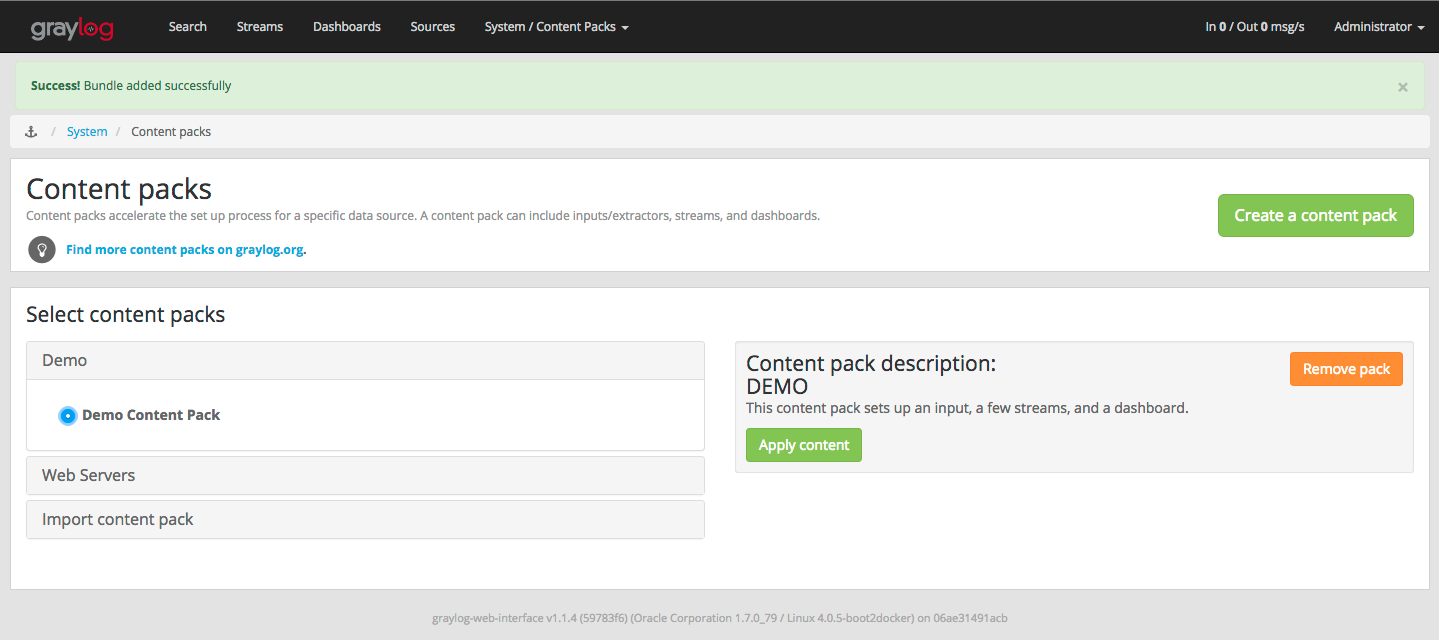 Create Syslog UDP input