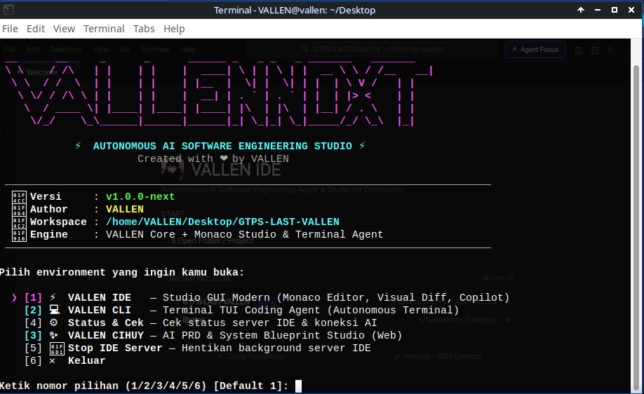 VALLEN NEXT Unified Launcher