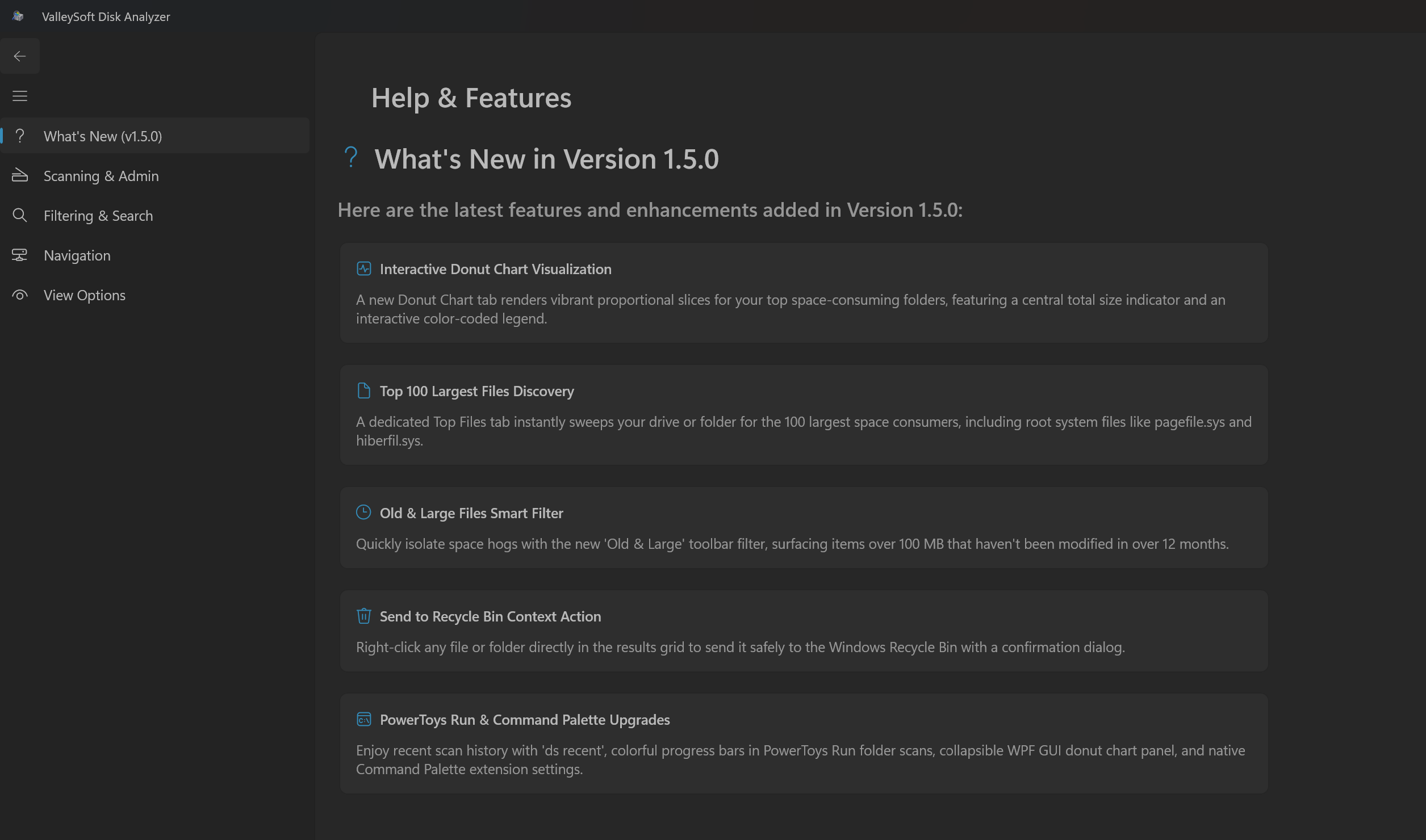 GUI — Help Page