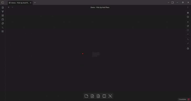 Pick up and place demo
