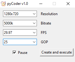 pyCoder Interface Screenshot