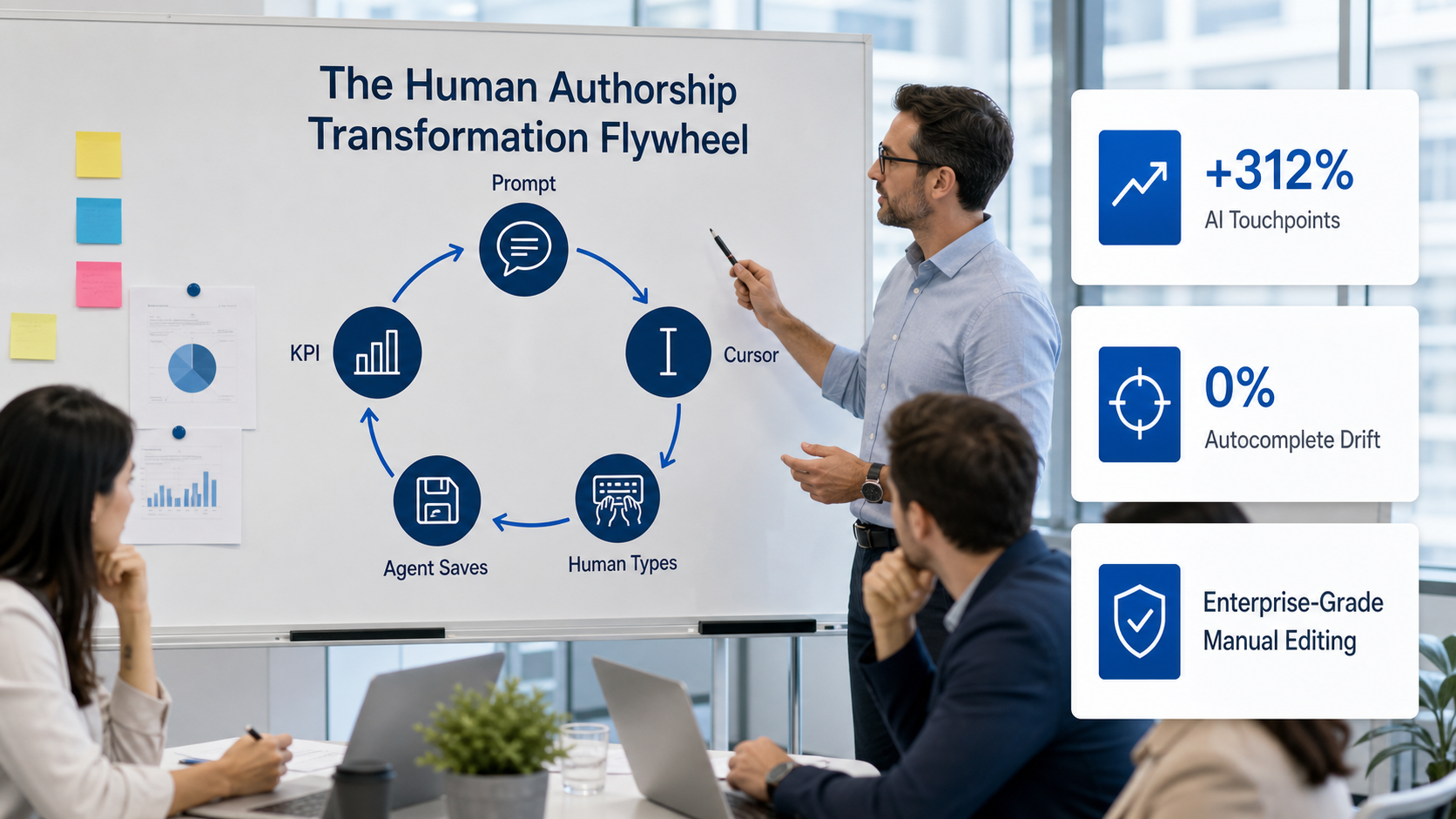 The Human Authorship Transformation Flywheel