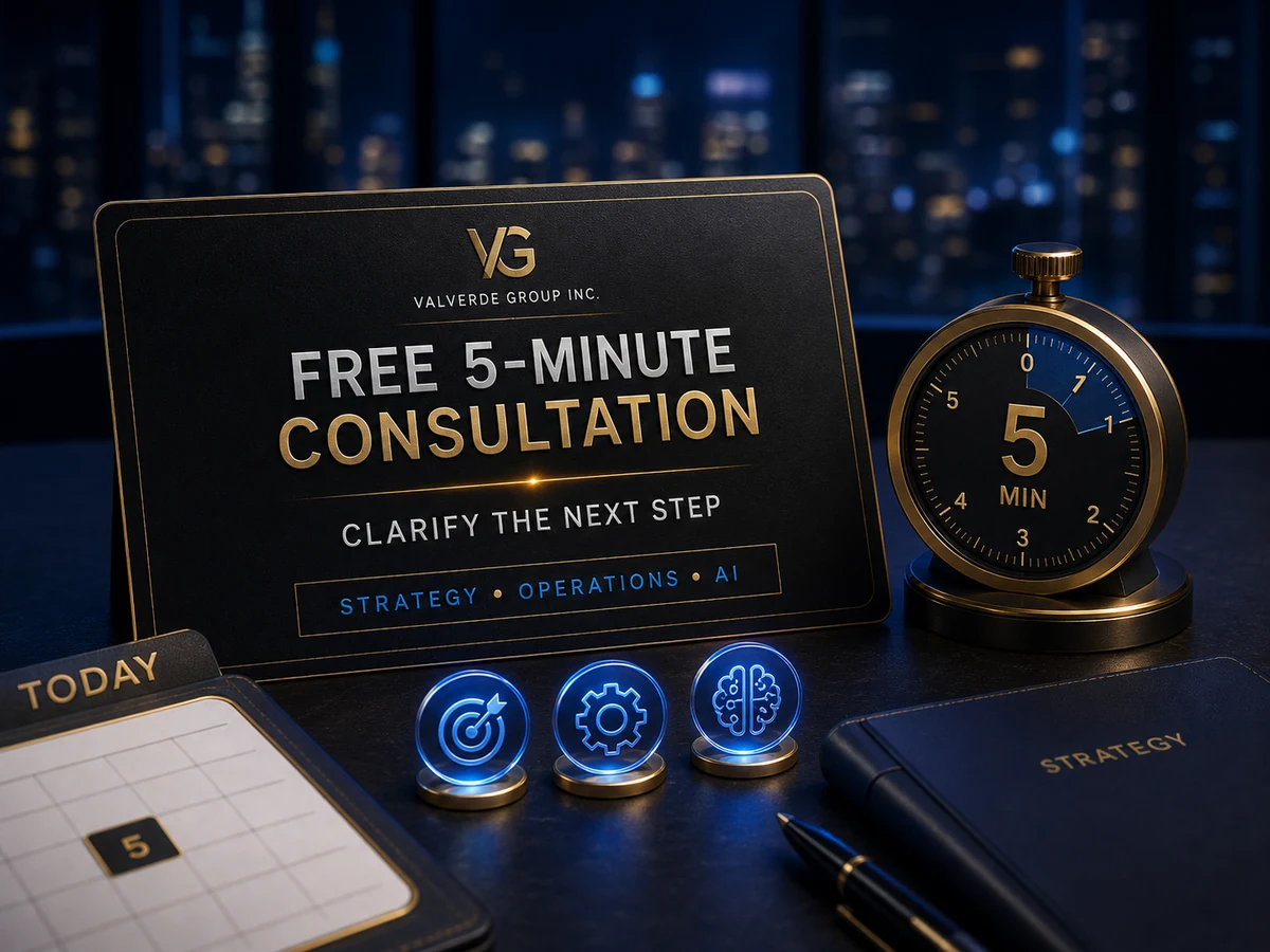 Free 5-Minute Consultation consulting package
