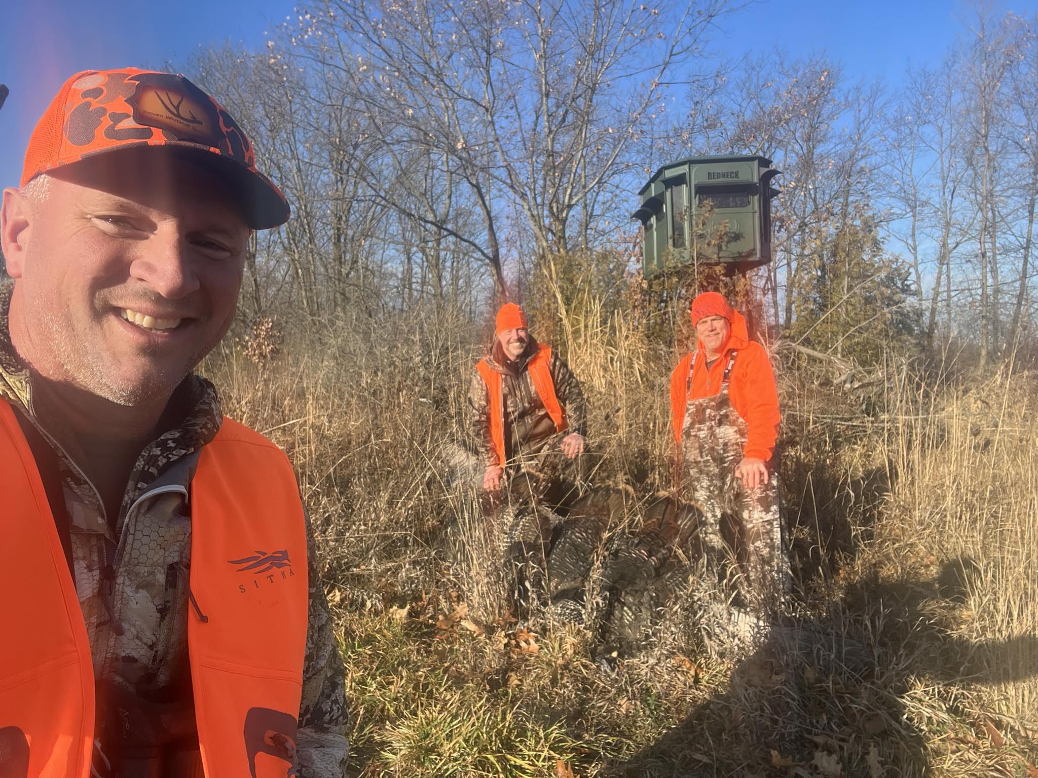 Redneck blind on tower