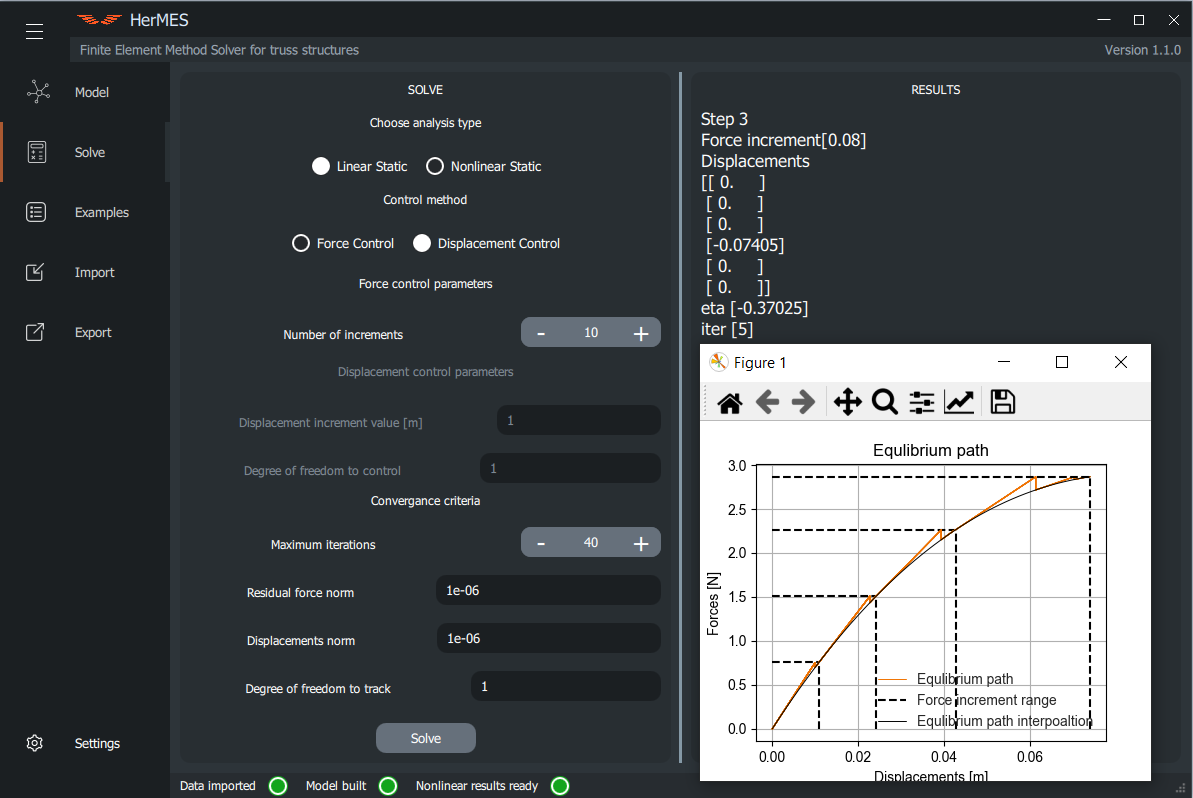 Hermes GUI Solver