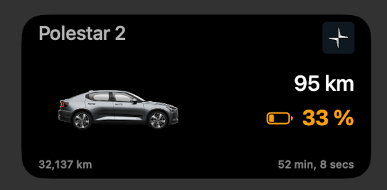 Polestar Medium Widget Relative Date