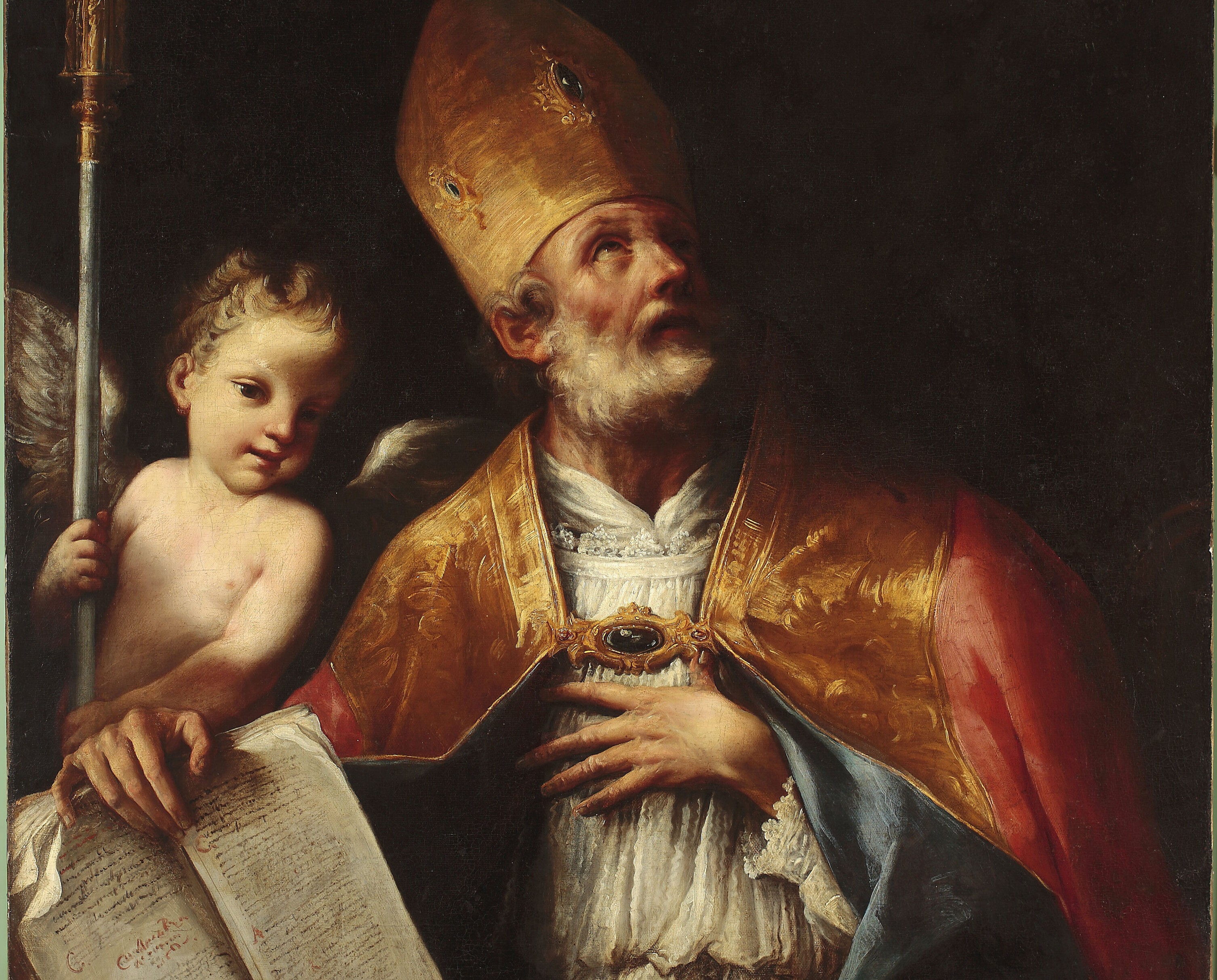 Carlo Cignani - Saint Augustine