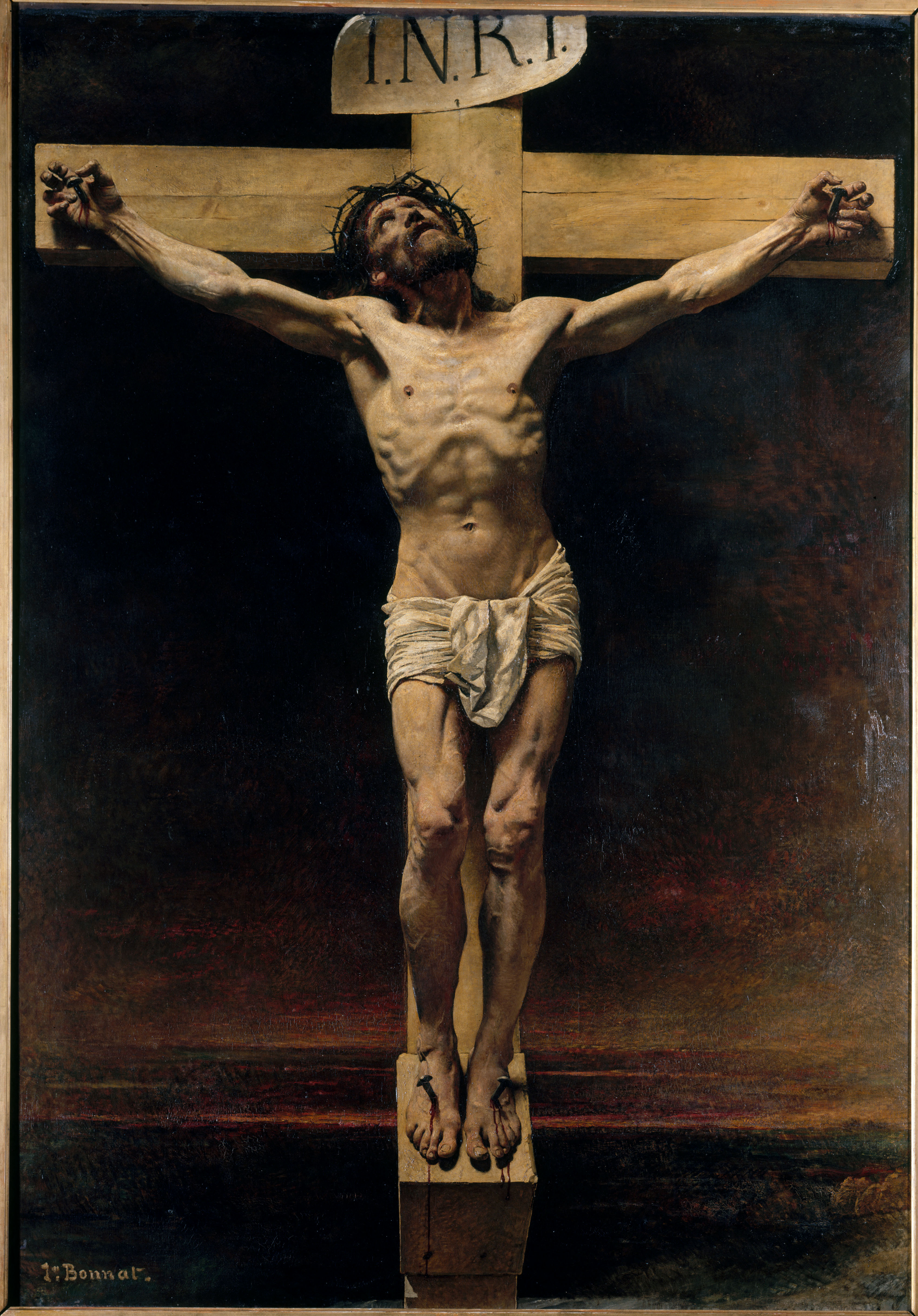 Léon Bonnat   Le Christ en croix   PPP411   Musée des Beaux Arts de la ville de Paris