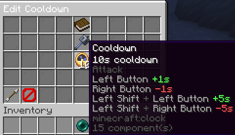 Edit cooldown duration