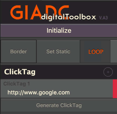 clickTag Area