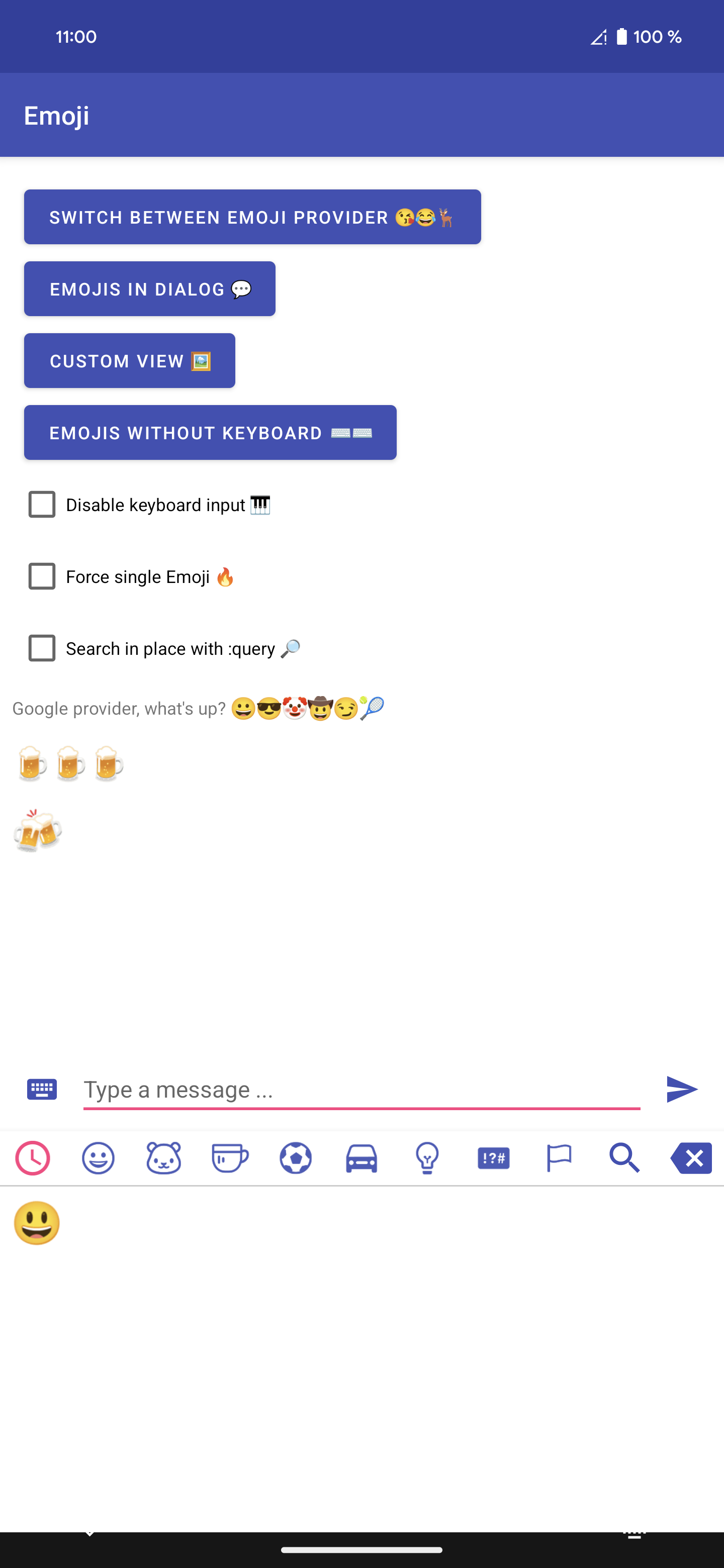 Emoji 一个可以让你很方便在应用中集成 Emoji 表情的库 Codekk Androidopen Source Website