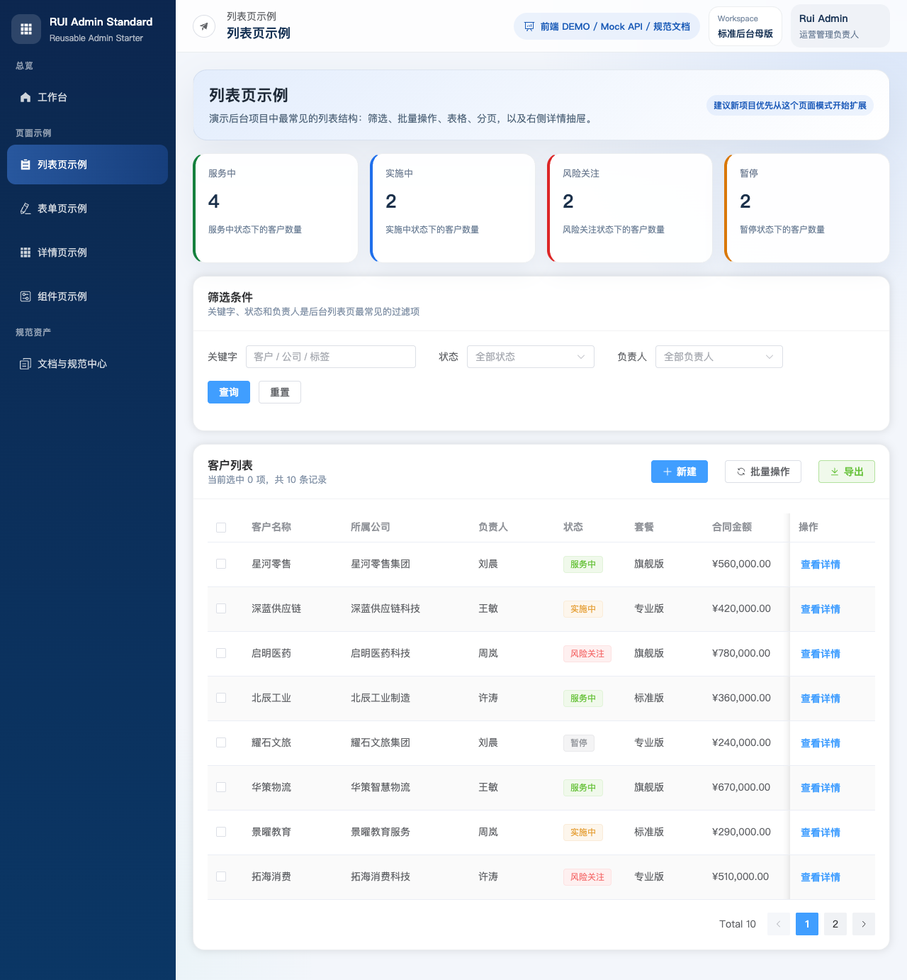 列表页预览