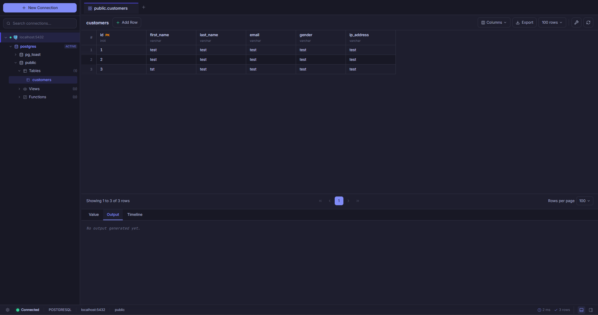 Table View Preview