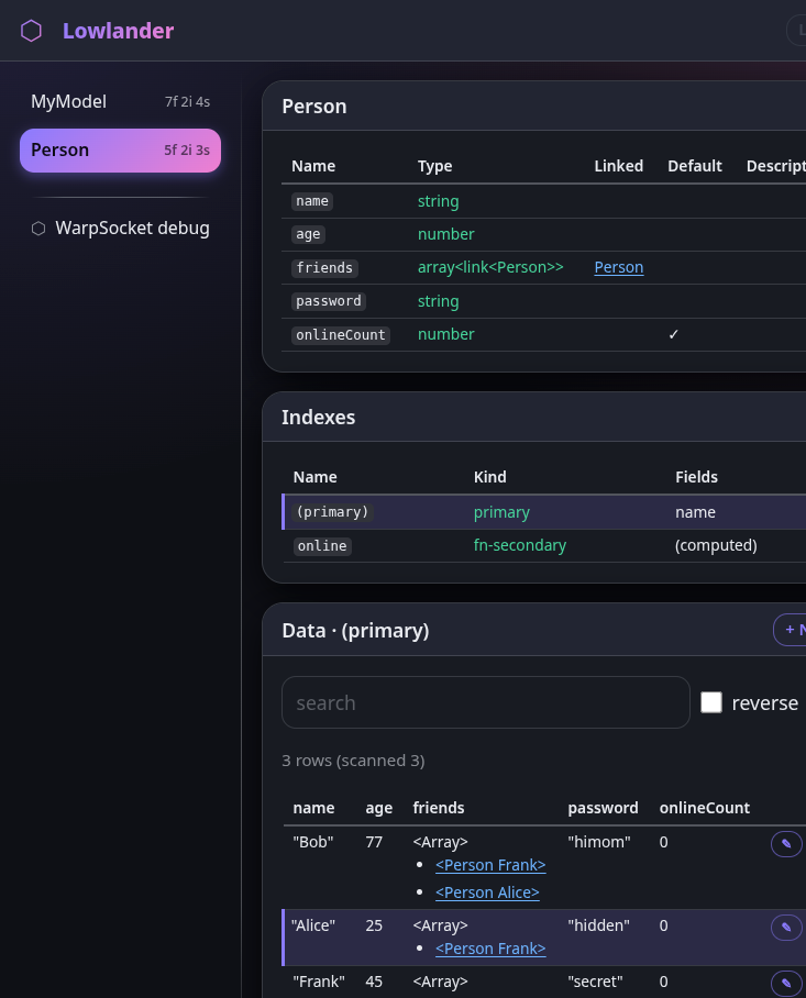 dashboard screenshot