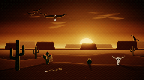 Desert in motion