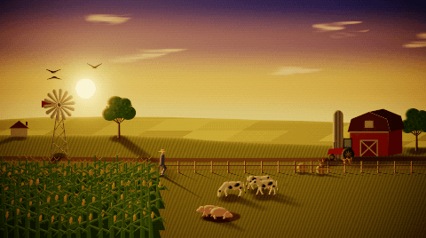 Farm in motion