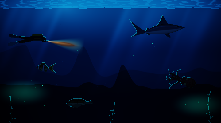Ocean at night