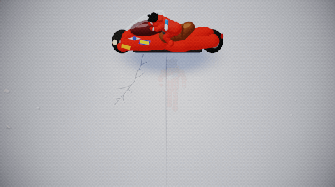 Rider in motion