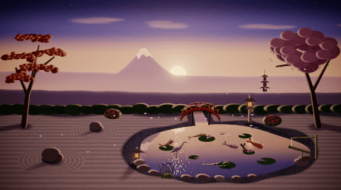 Zen garden in motion