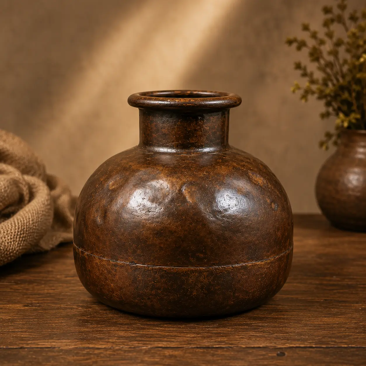 Antique Iron Pot 1