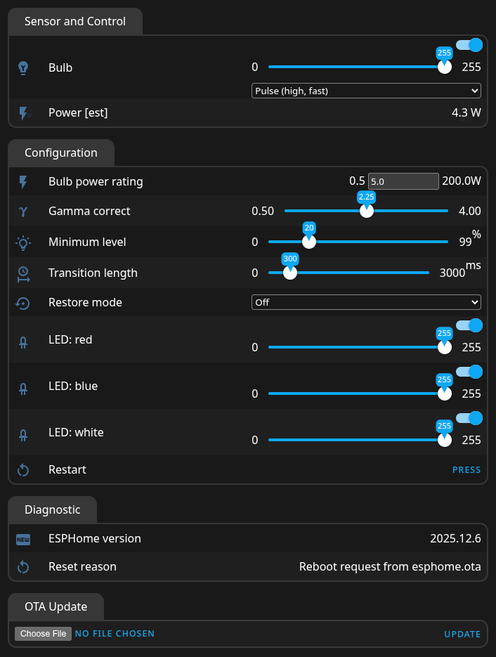 screenshot of the web UI