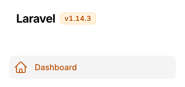 The chip in the sidebar drawer header on mobile