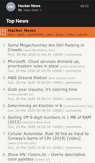 Hacker News Email