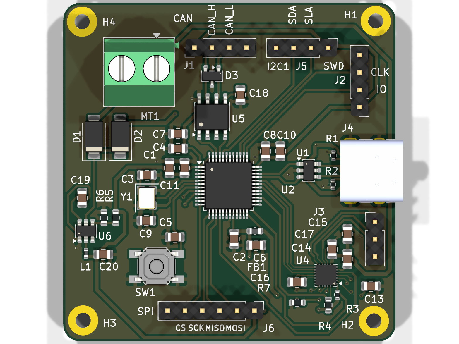 Reaction wheel controller, from the project README