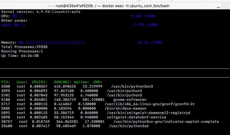 Starting System Monitor