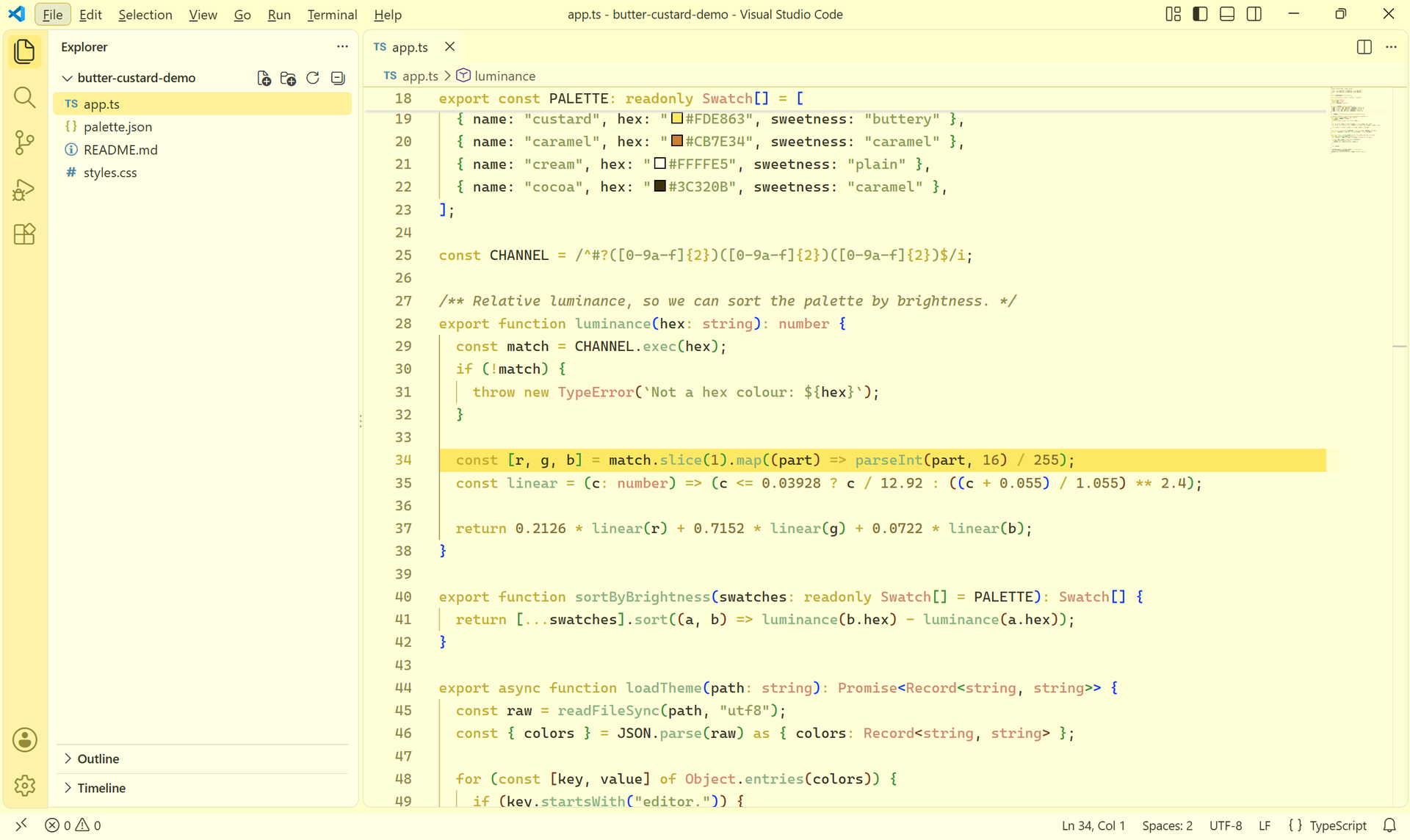 Butter Custard Theme Light