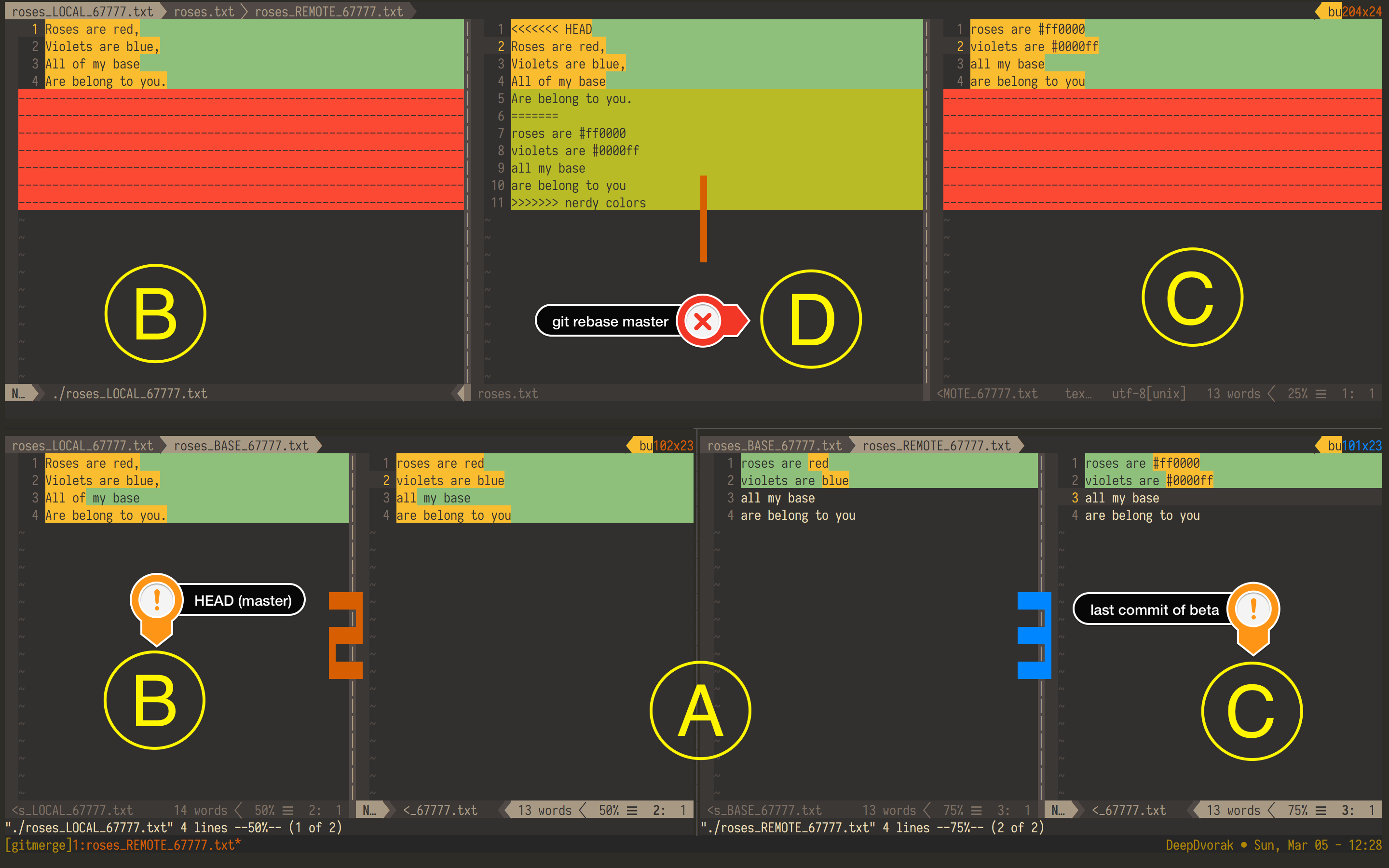 git merge master