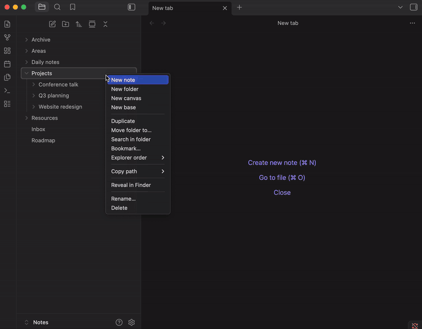 Opening the dialog from the right-click menu, opening a subfolder from inside it so the path at the top gains a level, sorting that folder by modification date so every row gains its date, and saving