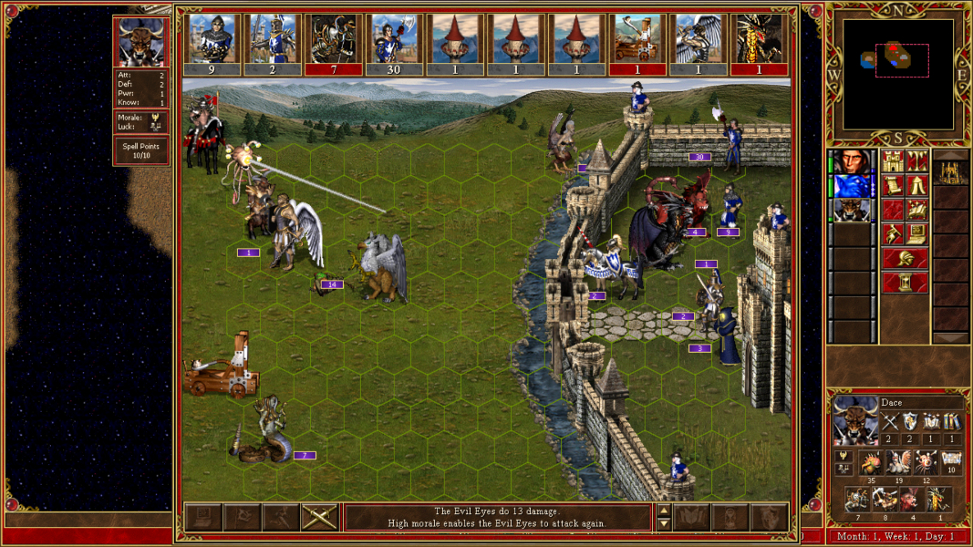 Vanilla town siege in extended window