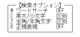 検索オプション