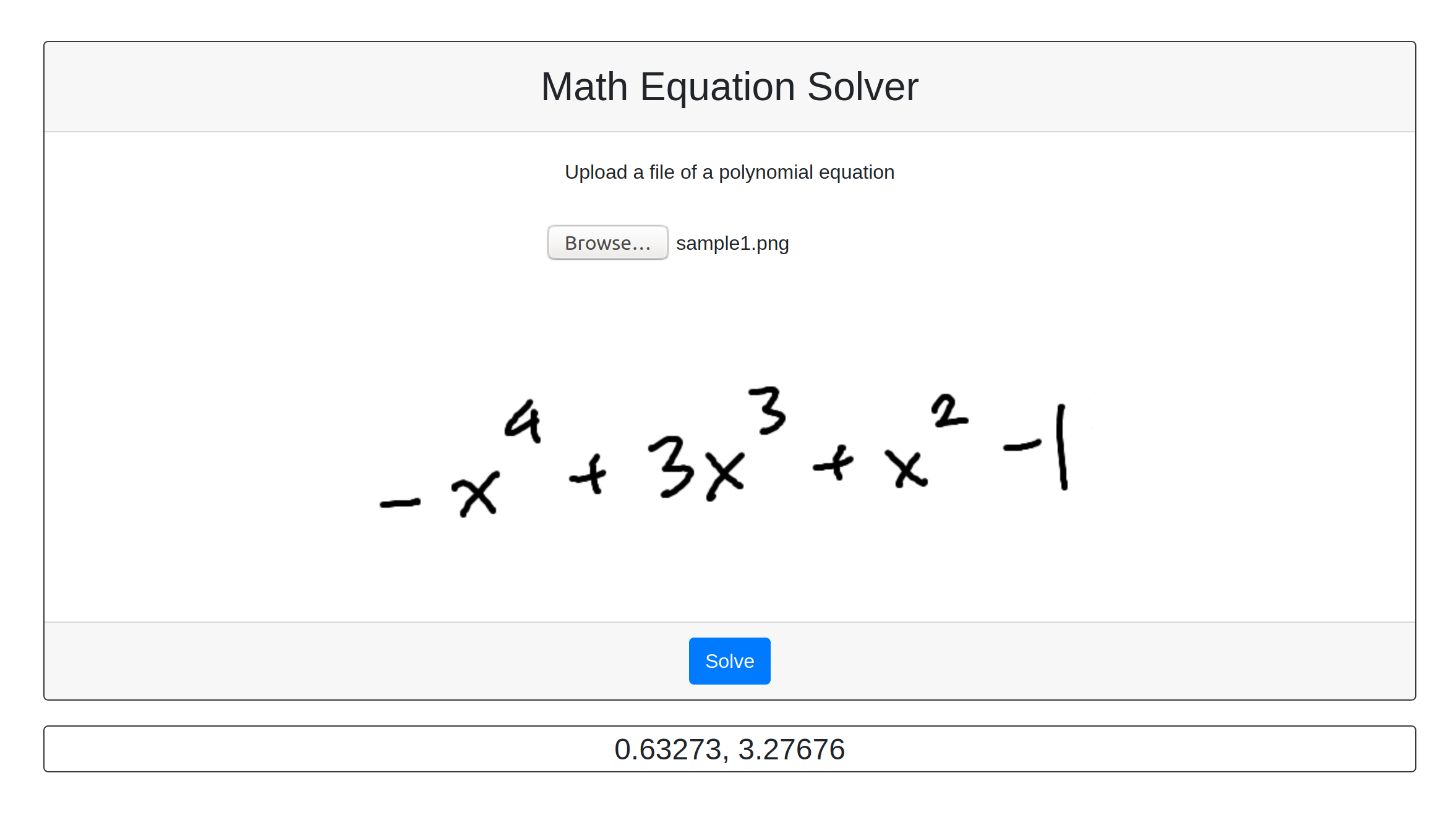 Equation solver deals online