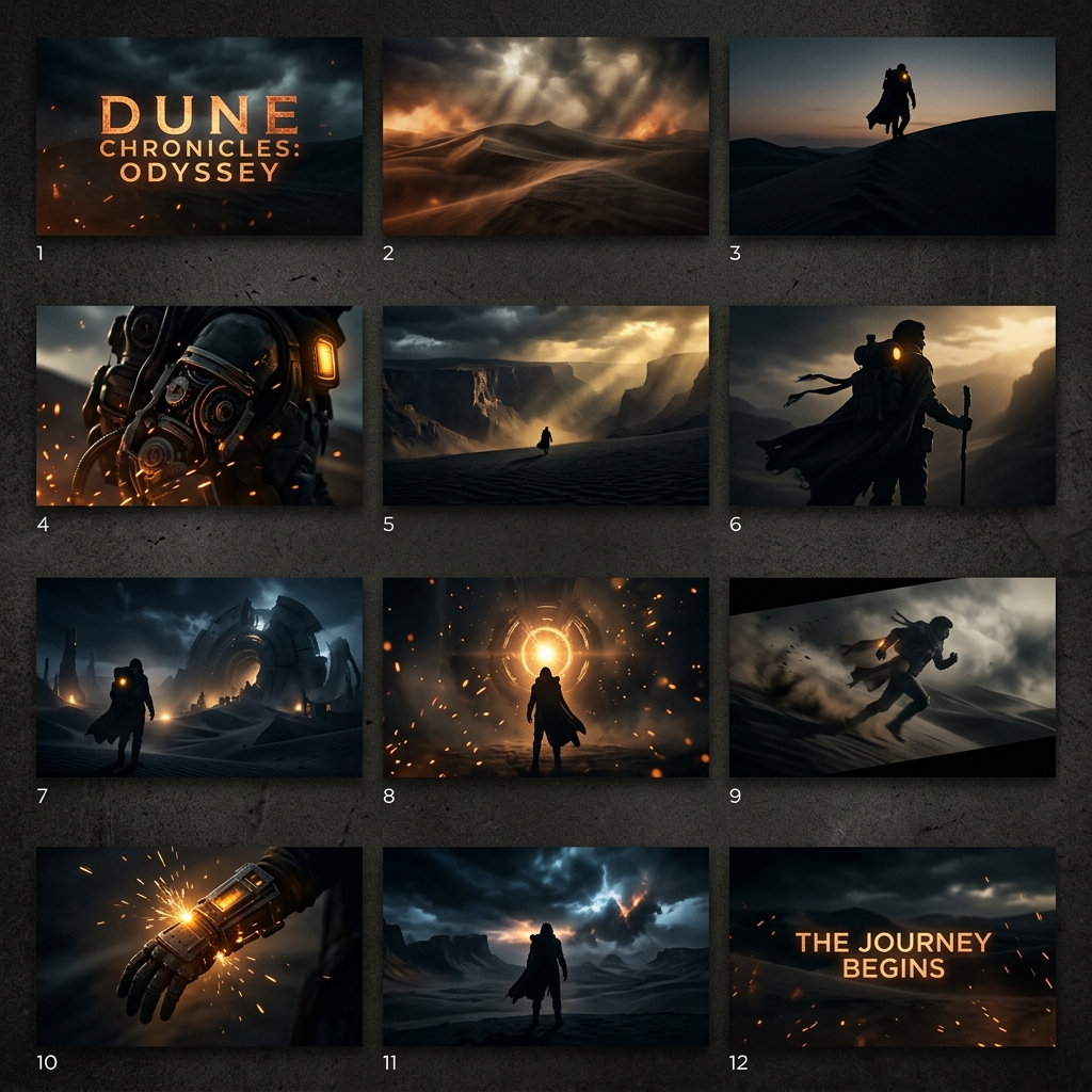 via54Design Cinematic Storyboard Showcase