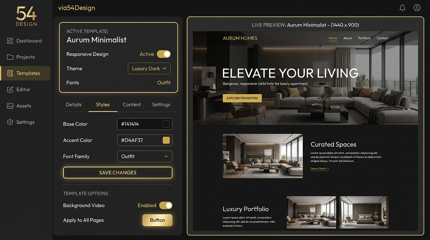 via54Design Web UI Sandbox