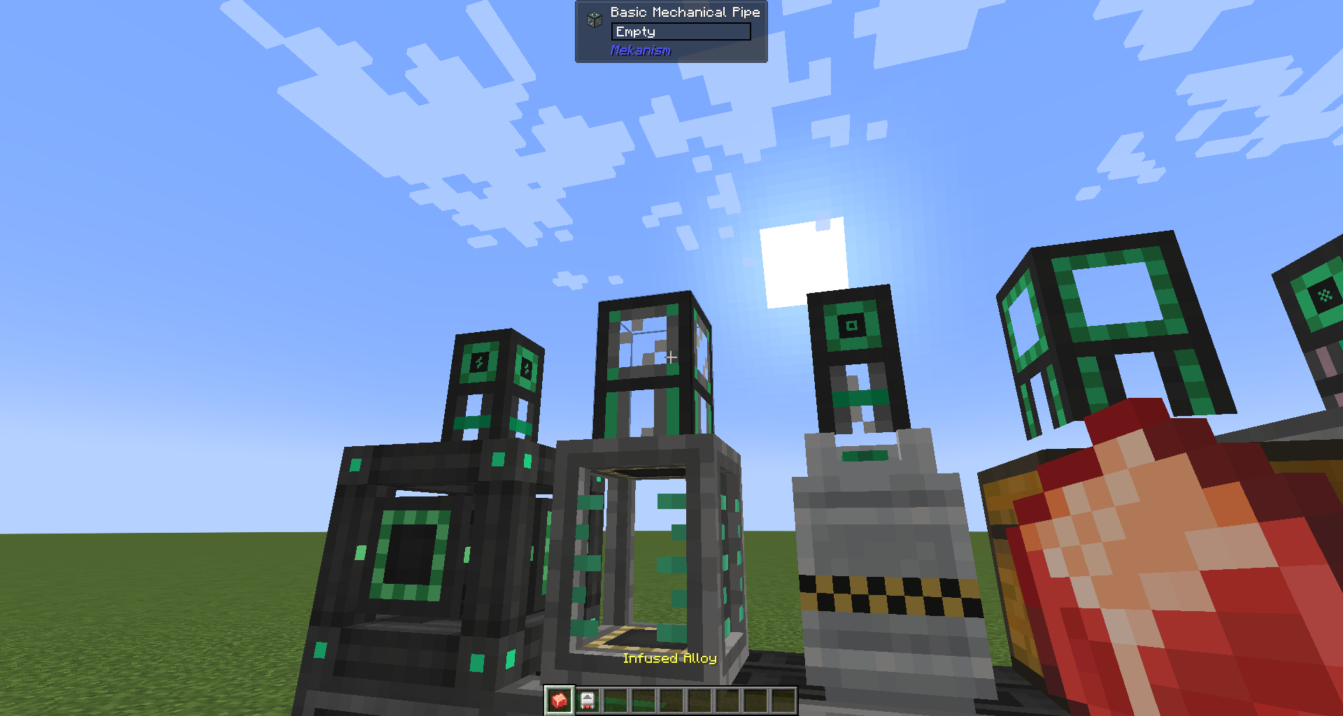 without this mod: Jade pipe info