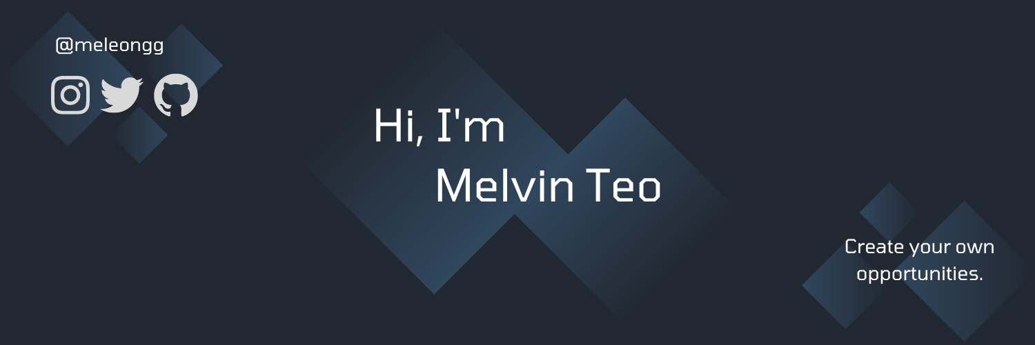 Melvin's GitHub Header