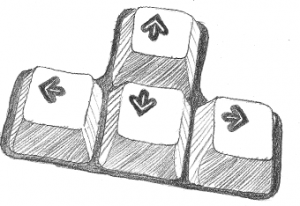 keyboard arrows