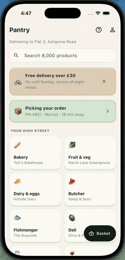 Tour C — Where's my order?