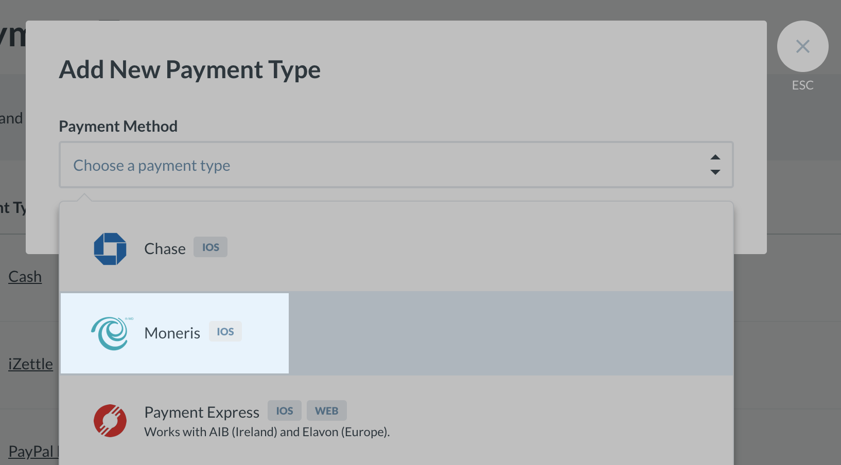 Setting up Moneris Payments with the Retail POS (X-Series) app – Lightspeed  Retail (X-Series)