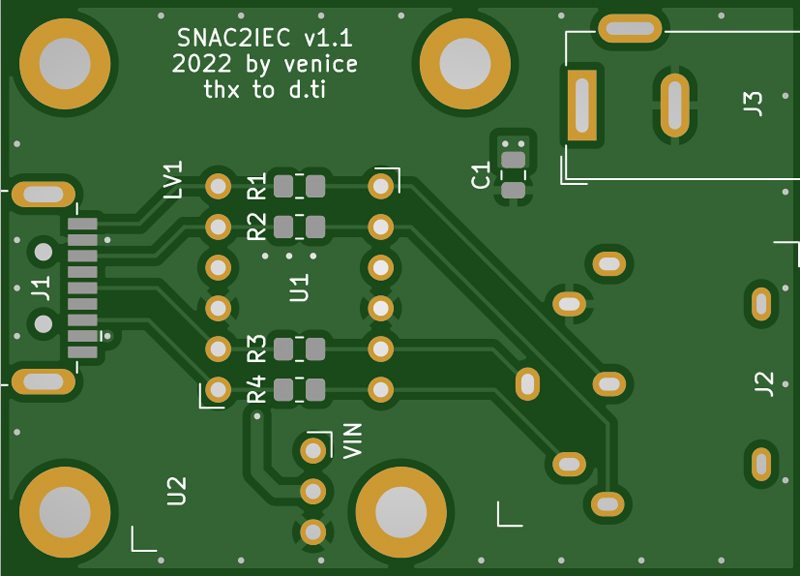 MiSTer SNAC2IEC, from the project README