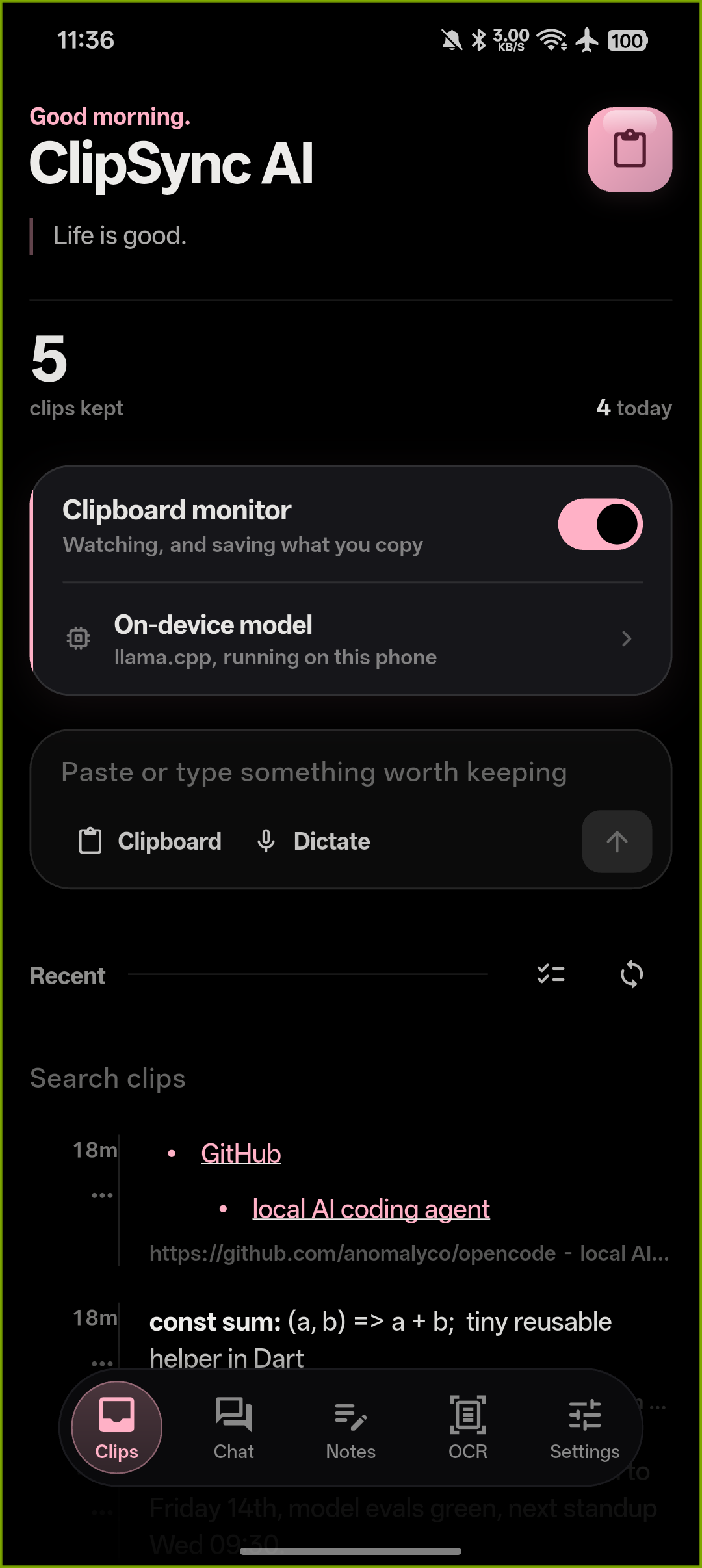 Dashboard