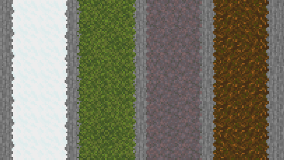 Snow, moss, mycelium, podzol