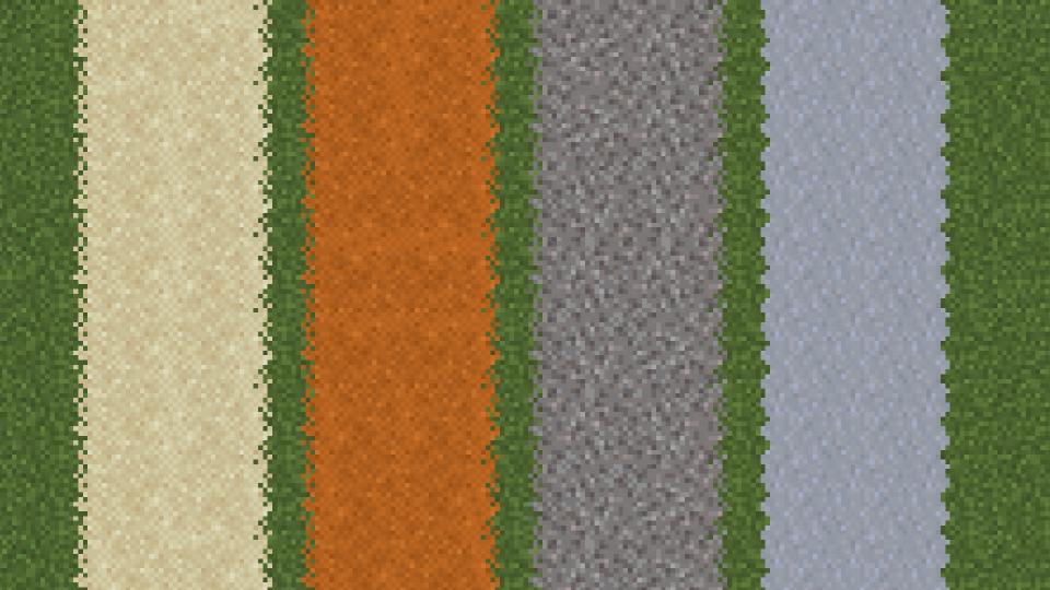 Sand, gravel, clay