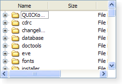 Screenshot of a Windows XP style tree view